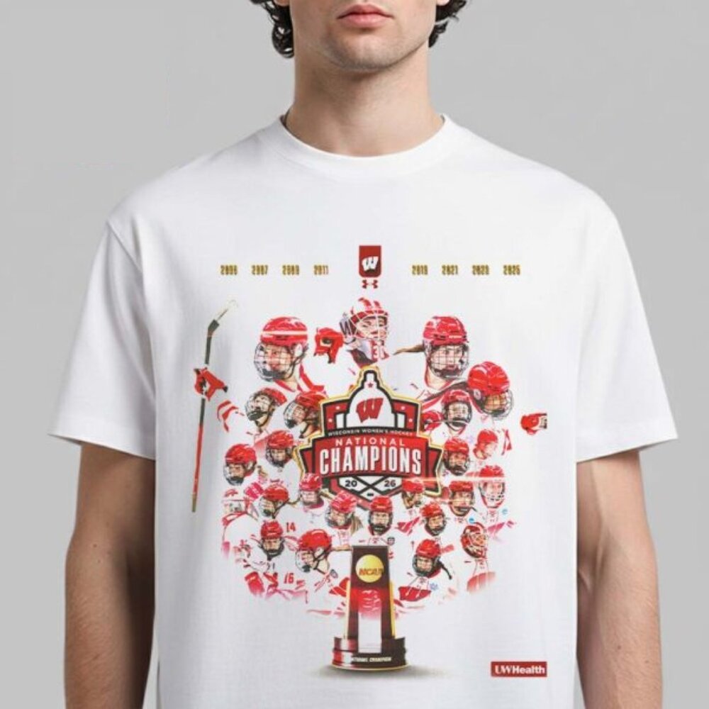 Congrats Wisconsin Badgers Women’s Ice Hockey 2026 T Shirt 240